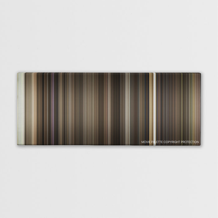 Who Framed Roger Rabbit color palette canvas print: thousands of thin vertical stripes of color